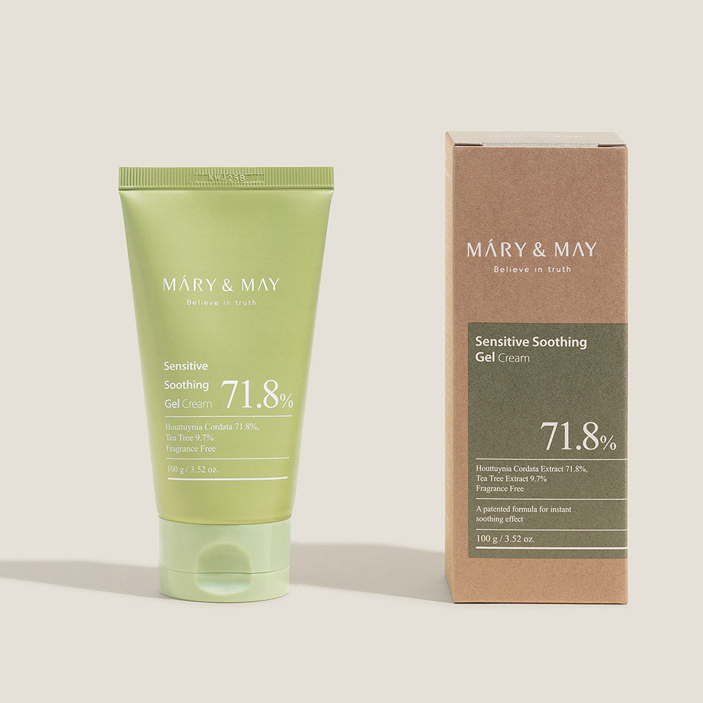 [MARY & MAY] Sensitive Soothing Gel Cream 100g - LUUELA
