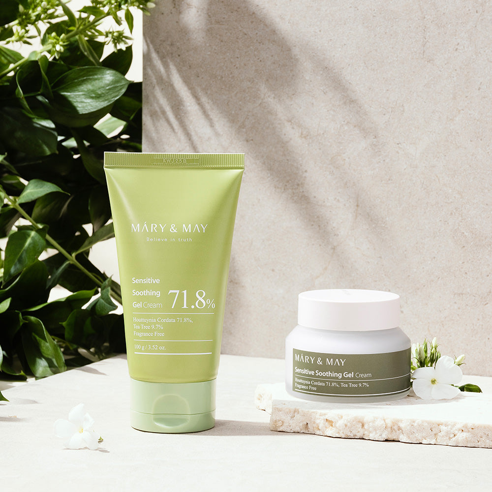 [MARY & MAY] Sensitive Soothing Gel Cream 100g - LUUELA