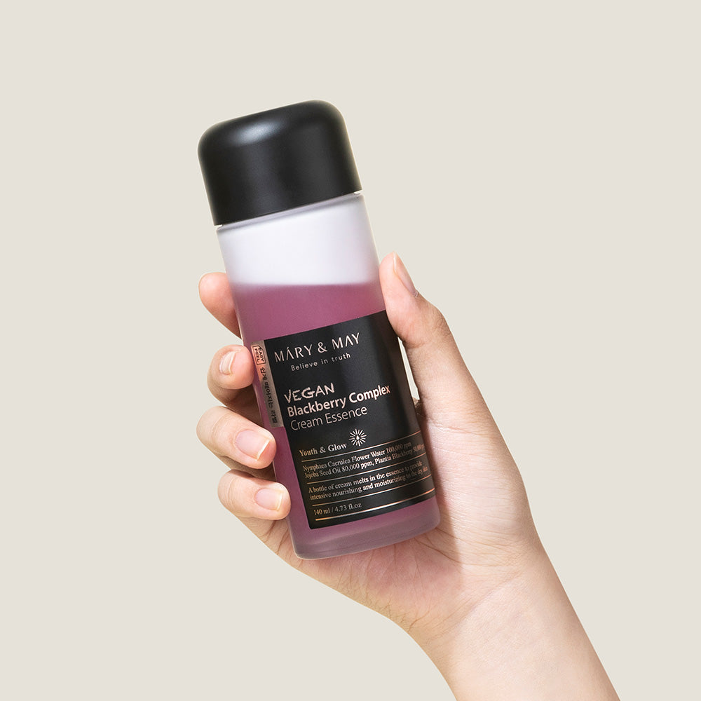 [MARY & MAY] Vegan Blackberry Complex Cream Essence 140ml - LUUELA