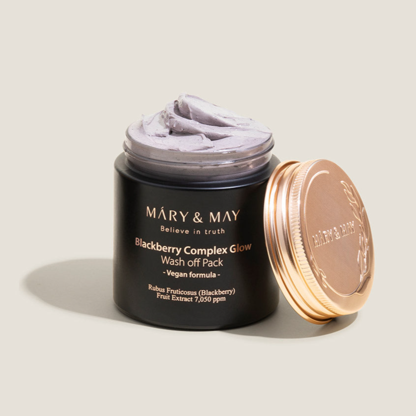 [MARY & MAY] Vegan Blackberry Complex Glow Washoff Pack 125g - LUUELA