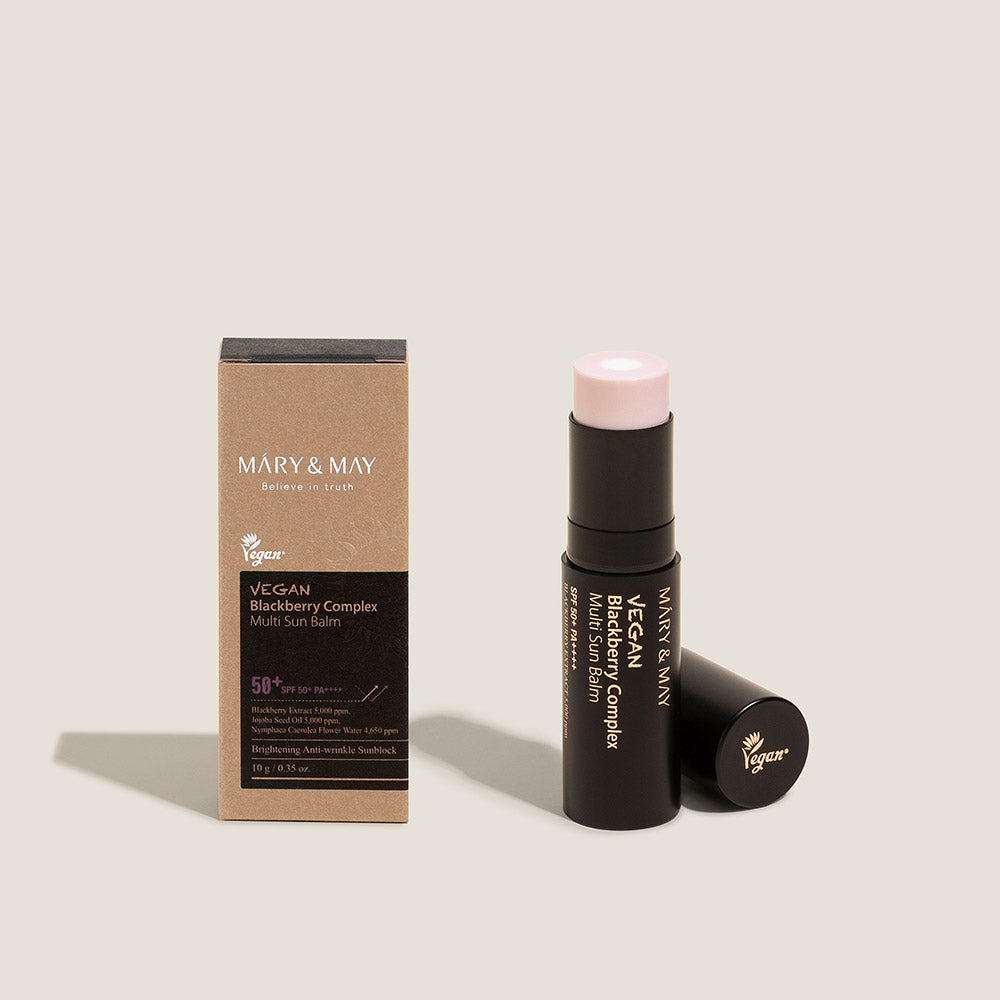 [MARY & MAY] Vegan Blackberry Complex Multi Sun balm SPF50+ PA++++ 10g - LUUELA