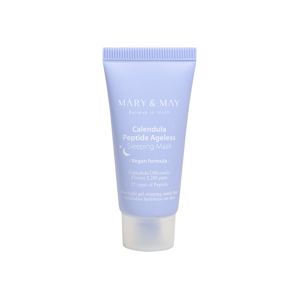 [MARY & MAY] Vegan Calendula Peptide Ageless Sleeping Mask 30g - LUUELA