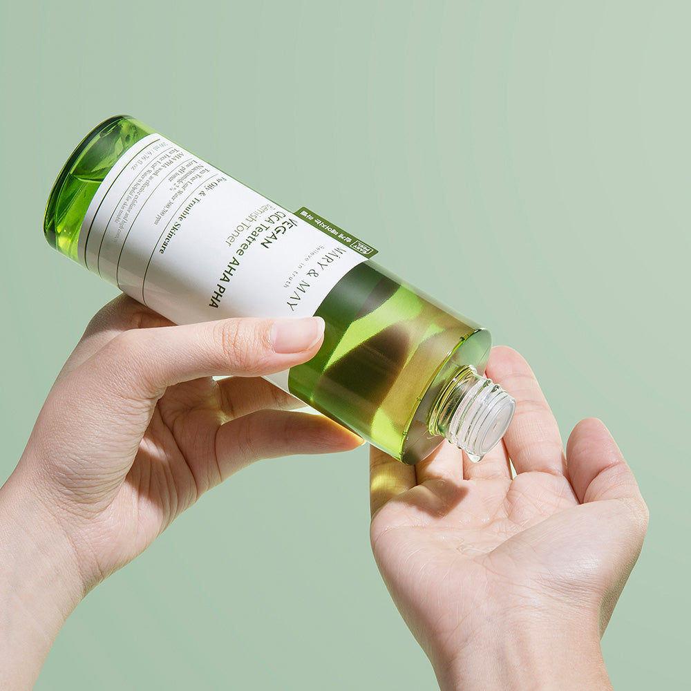 [MARY & MAY] Vegan CICA Tea Tree AHA PHA Blemish Toner 200ml - LUUELA