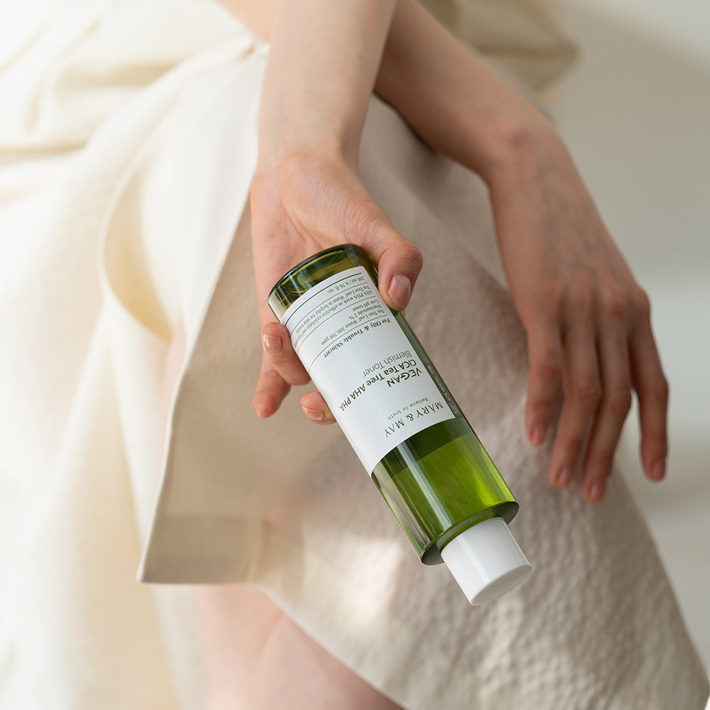 [MARY & MAY] Vegan CICA Tea Tree AHA PHA Blemish Toner 200ml - LUUELA