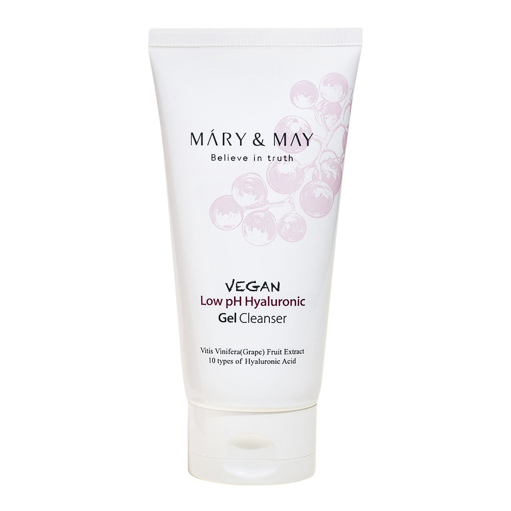 [MARY & MAY] Vegan Low pH Hyaluronic Gel Cleanser 150ml - LUUELA