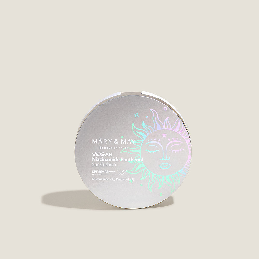 [MARY & MAY] Vegan Niacinamide Panthenol Sun Cushion SPF50+ PA++++ 25g - LUUELA