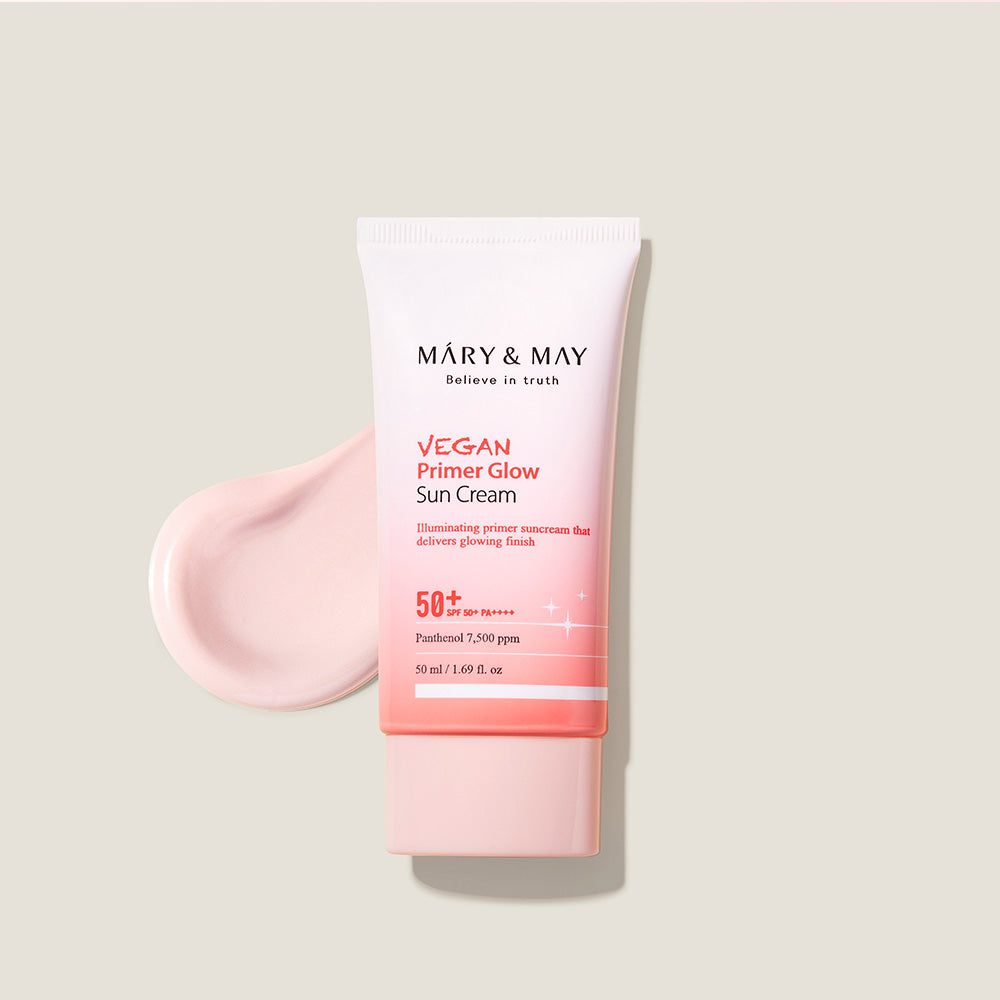 [MARY & MAY] Vegan Primer Glow Sun Cream SPF50+ PA++++ 50ml - LUUELA