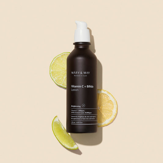 [MARY & MAY] Vitamin C+Bifida Lotion 120ml - LUUELA