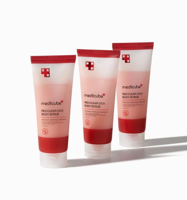 medicube Red Clear Cica Body Scrub 200ml - LUUELA
