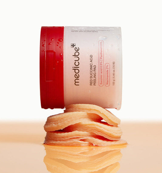 medicube Red Succinic Acid Peeling Pad 155g/70pads - LUUELA