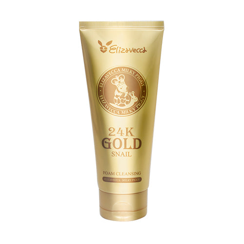 Elizavecca 24K Gold Snail Foam Cleansing 180ml - LUUELA