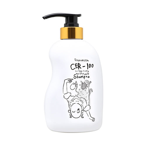 Elizavecca CER-100 Collagen Coating Hair A+ Muscle Shampoo 500ml - LUUELA
