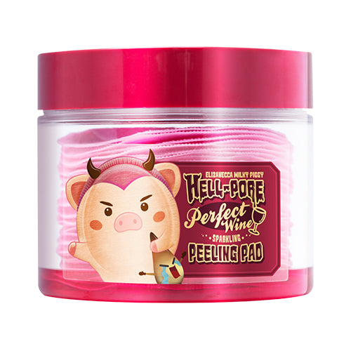 Elizavecca Milky Piggy Hell-Pore Perfect Wine Peeling Pad 30pcs/200ml - LUUELA
