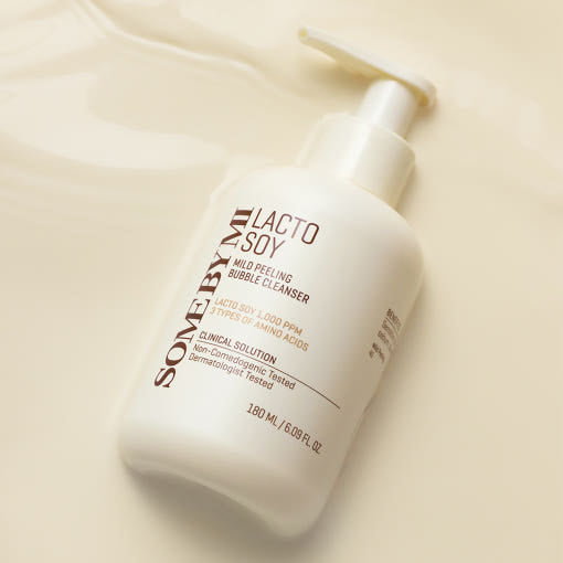 [SOME BY MI] Lacto Soy Mild Peeling Bubble Cleanser 180ml - LUUELA