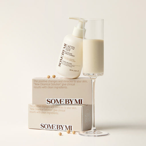 [SOME BY MI] Lacto Soy Mild Peeling Bubble Cleanser 180ml - LUUELA