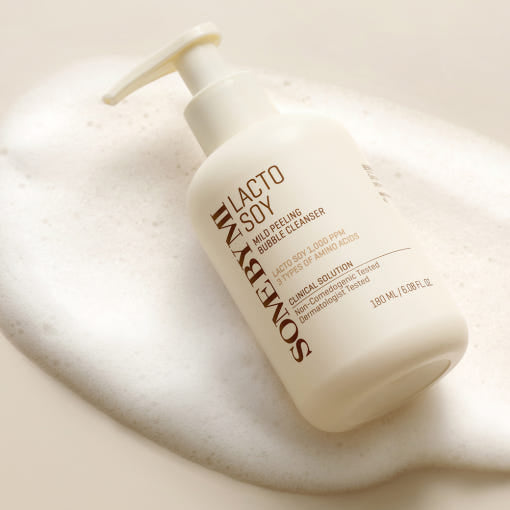 [SOME BY MI] Lacto Soy Mild Peeling Bubble Cleanser 180ml - LUUELA