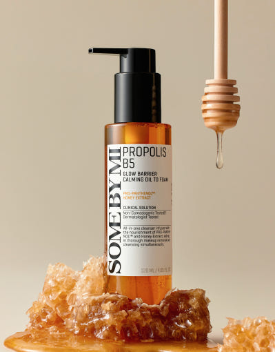 [SOME BY MI] Propolis B5 Glow Barrier Calming Oil To Foam 120ml - LUUELA