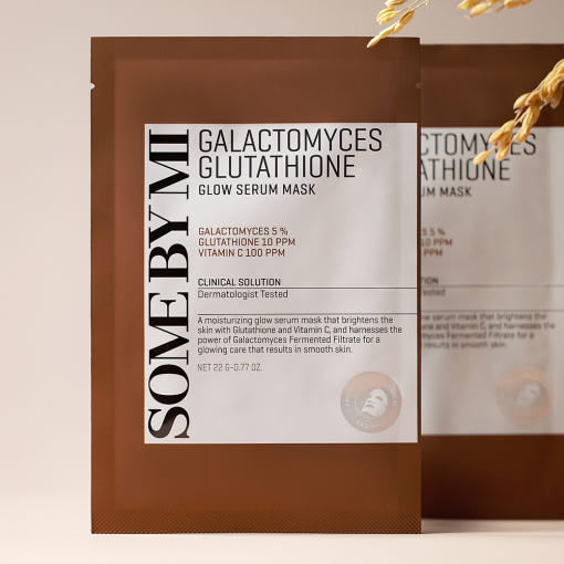 [SOME BY MI] Galactomyces Glutathione Glow Serum Mask Sheet 22g*10ea - LUUELA
