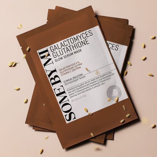 [SOME BY MI] Galactomyces Glutathione Glow Serum Mask Sheet 22g*10ea - LUUELA