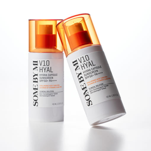 [SOME BY MI] V10 Hyal Hydra Capsule Sunscreen SPF50+ PA++++ 40ml - LUUELA