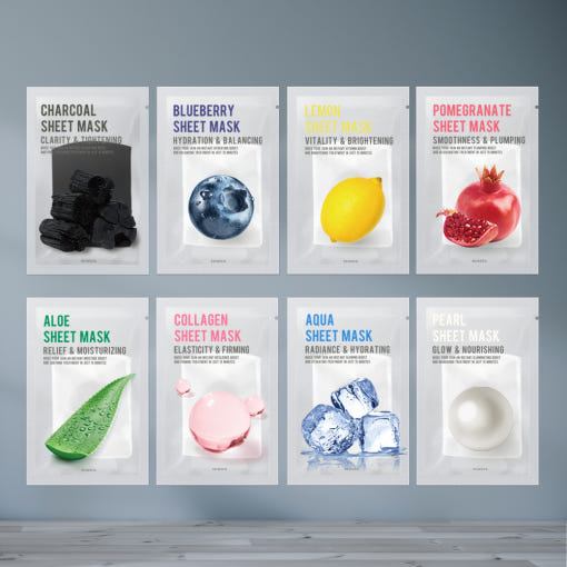 EUNYUL Purity Facial Sheet Mask Pack Set 22ml*10ea (8-types) - LUUELA