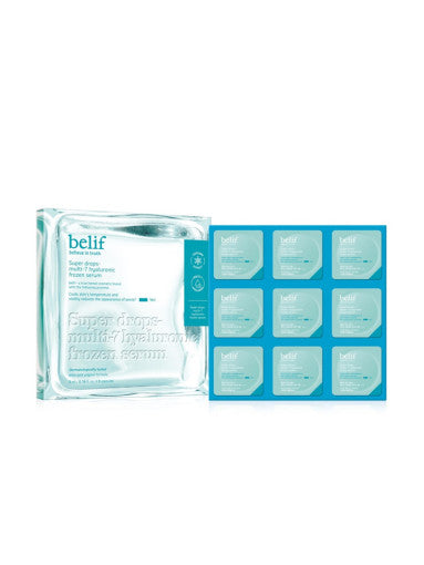 belif Super Drops Multi-7 Hyaluronic Frozen Serum 5ml*9 Capsules - LUUELA