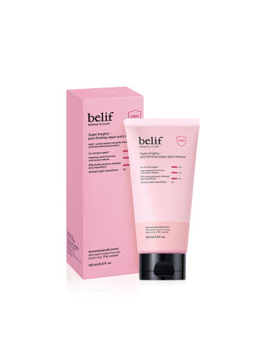 belif Super Knights Pore Firming Vegan Pack Cleanser 150ml - LUUELA