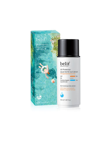 belif UV Protector Aqua Bomb Sun Serum SPF50+ PA++++ 50ml (Summer Edition) - LUUELA