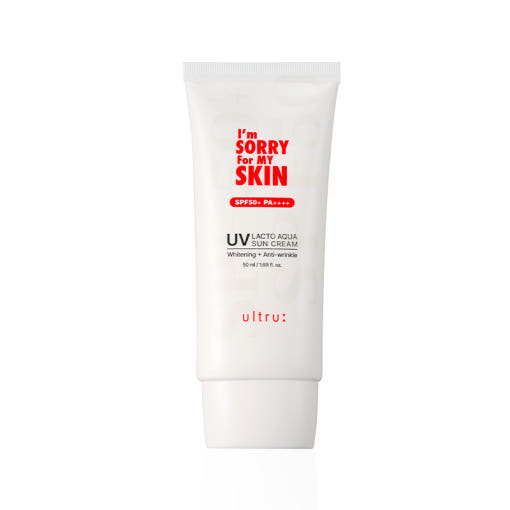[I'm Sorry For My Skin] Lacto Aqua Sun Cream SPF50+ PA++++ 50ml - LUUELA