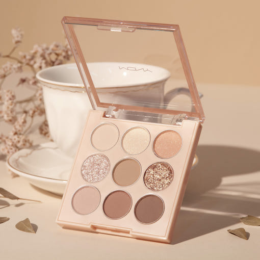 [MACQUEEN New York] 1001 Tone-On-Tone Shadow Palette Pro 9 9g #Nude Mood - LUUELA