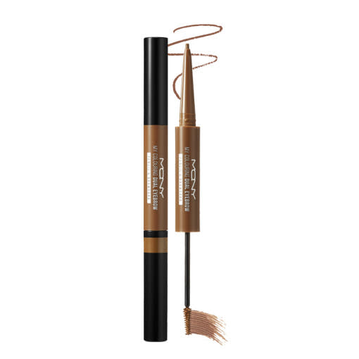 [MACQUEEN New York] My Colouring Dual Eyebrow Pencil & Browcara #Light Brown - LUUELA