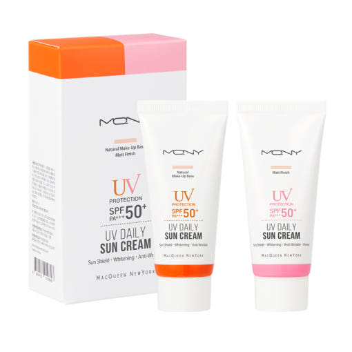 [MACQUEEN New York] UV Daily Sun Cream Travel Kit SPF50+ PA+++ (Base 30ml+Matt 30ml) - LUUELA