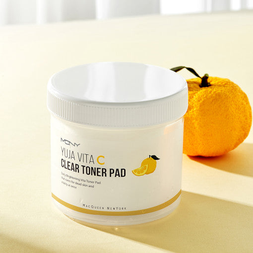 [MACQUEEN New York] Yuja Vita C Clear Toner Pad 100ea/240ml - LUUELA