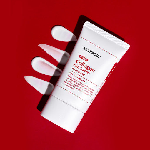 MEDIPEEL Red Lacto Collagen Pore Lifting Sunscreen SPF50+ PA++++ 50g - LUUELA