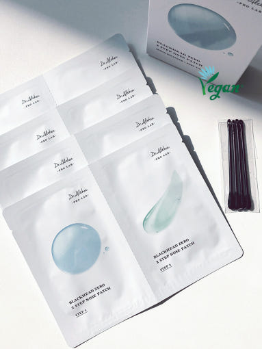 [Dr.Althea] Blackhead Zero 2 Step Nose Patch (1 STEP: 3g 4ea, 2 STEP: 3g 4ea) - LUUELA