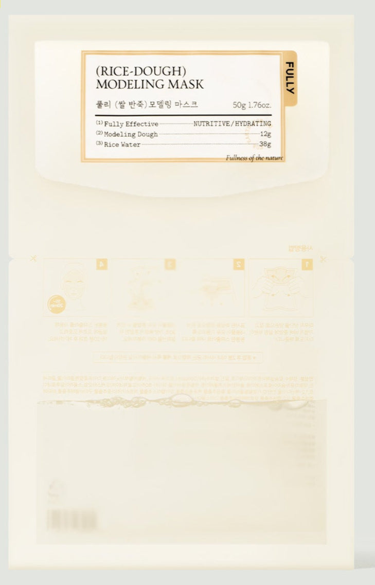 FULLY RICE-DOUGH MODELING MASK 50g*4ea - LUUELA
