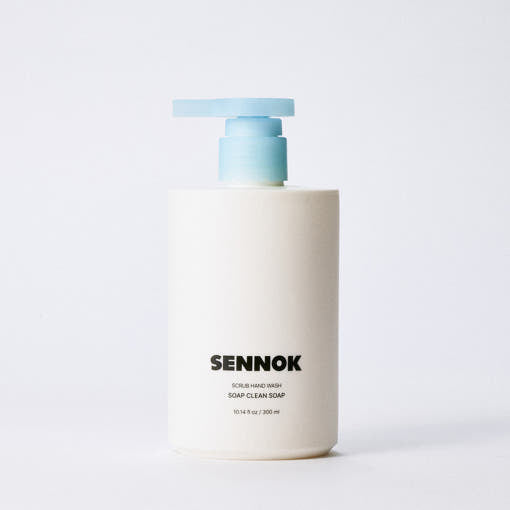 SENNOK Scrub Hand Wash Soap Clean Soap 300ml - LUUELA