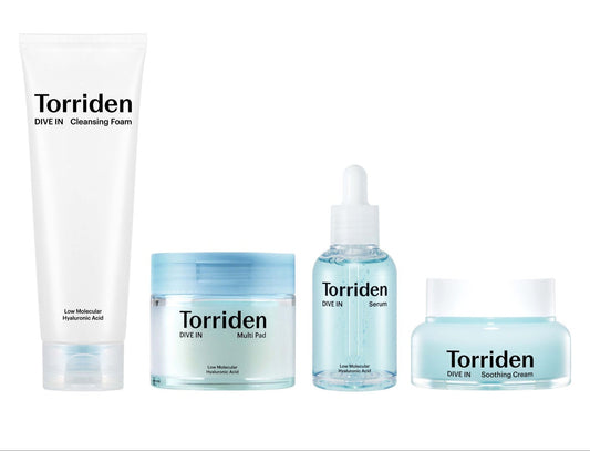 Torriden DIVE IN Hyaluronic Acid Skincare SET - LUUELA