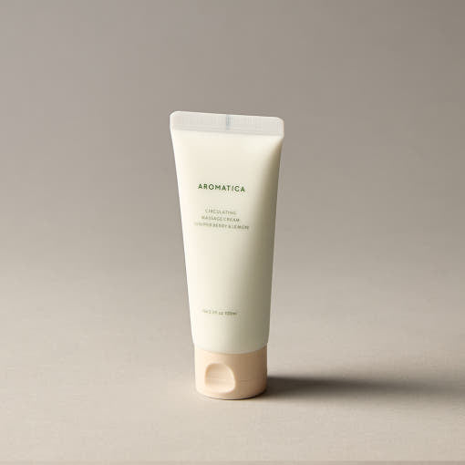 AROMATICA Circulating Massage Cream Juniper Berry & Lemon 100ml - LUUELA