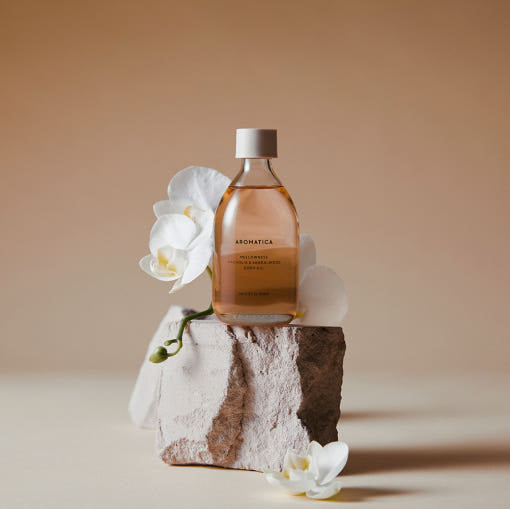 AROMATICA Mellowness Magnolia & Sandalwood Body Oil 100ml - LUUELA