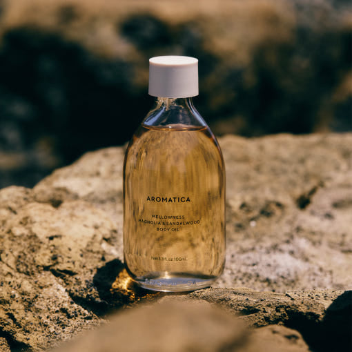 AROMATICA Mellowness Magnolia & Sandalwood Body Oil 100ml - LUUELA