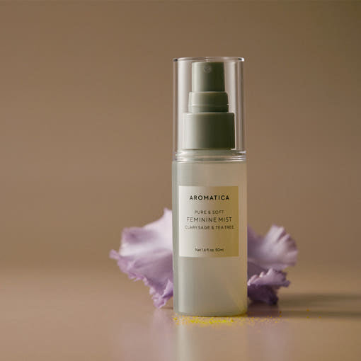 AROMATICA Pure & Soft Feminine Mist Clary Sage & Tea Tree 50ml - LUUELA