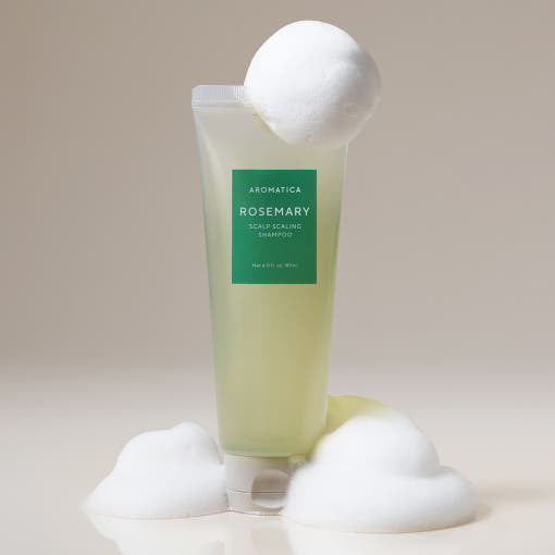 AROMATICA Rosemary Scalp Scaling Shampoo 180ml - LUUELA