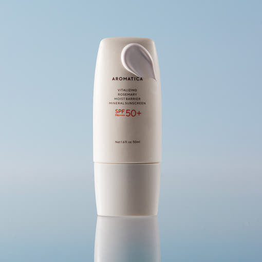 AROMATICA Vitalizing Rosemary Moist Barrier Mineral Sunscreen SPF50+ PA++++ 50ml - LUUELA