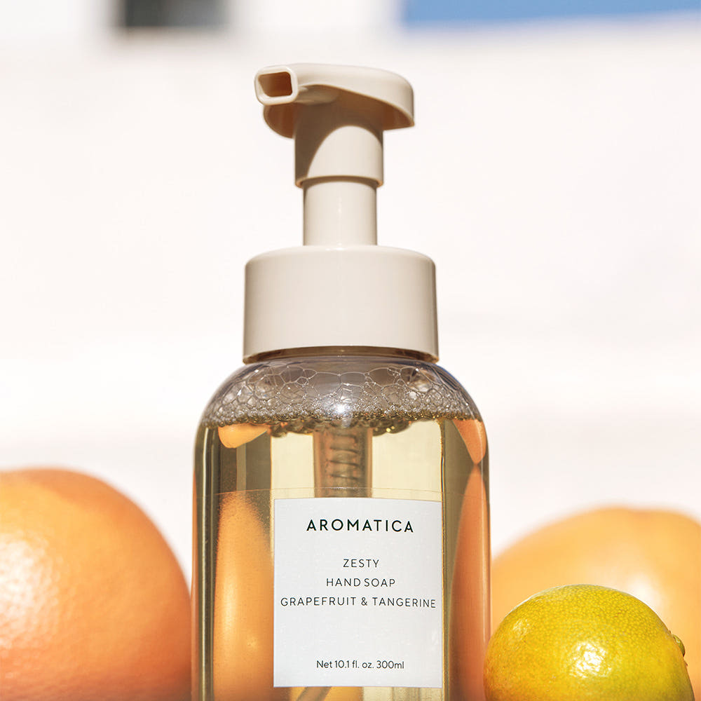 AROMATICA Zesty Hand Soap Grapefruit & Tangerine 300ml - LUUELA