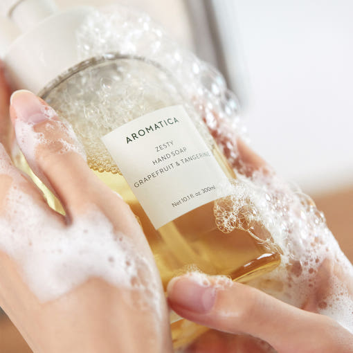 AROMATICA Zesty Hand Soap Grapefruit & Tangerine 300ml - LUUELA