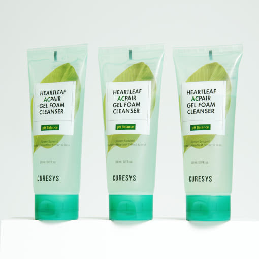 CURESYS Heartleaf Acpair Gel Foam Cleanser 150ml - LUUELA