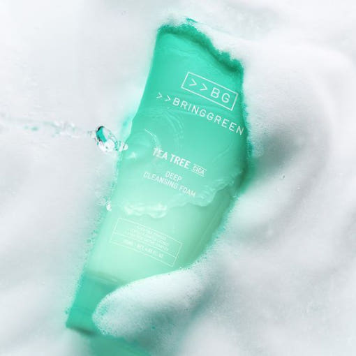 BRINGGREEN Tea Tree Cica Deep Cleansing Foam 120ml - LUUELA