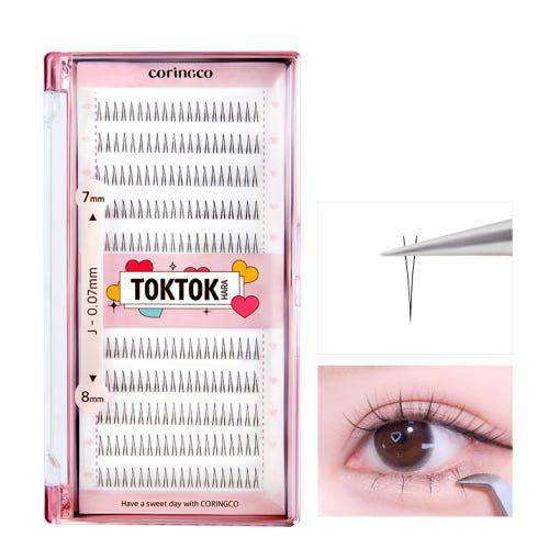 CORINGCO Toktok-Hara Under Eyelashes (110pcs, 200pcs) (3 Types) - LUUELA