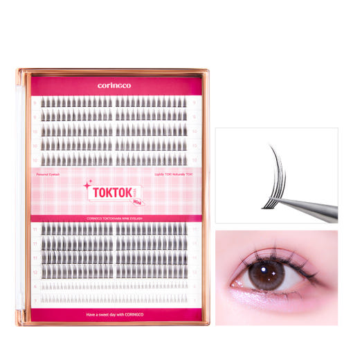 CORINGCO Toktok-Hara Wink Fake Eyelashes 292pcs (Mix Set) - LUUELA